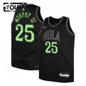 Barn New Orleans Pelicans Tröja Trey Murphy III Nike 2025-26 City Edition Svart Swingman